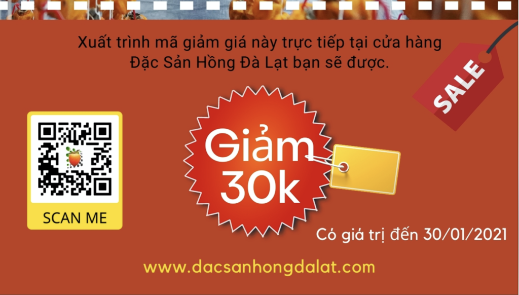 Đặc Sản Hồng Đà Lạt