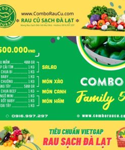 Combo Rau Củ Quả Đà Lạt